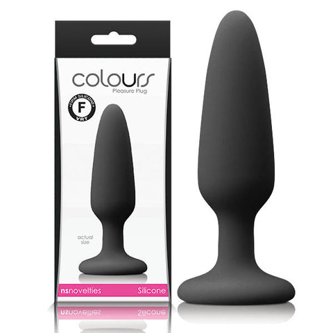 Colours Pleasures - Black Small Butt Plug - Image 1