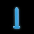 Firefly - Thrill - Blue - Small - Glow in Dark Blue 15.5 cm Small Dildo