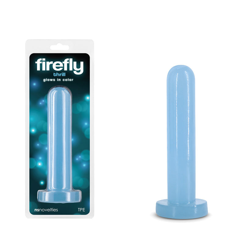 Firefly - Thrill - Blue - Small - Glow in Dark Blue Small Dildo