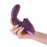 INYA Caprice - Purple - Purple 17.7 cm USB Rechargeable Vibrator with Clitoral Thumper - Image 2