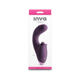 INYA Caprice - Purple - Purple 17.7 cm USB Rechargeable Vibrator with Clitoral Thumper - Image 4
