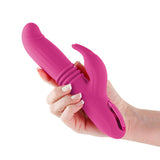 INYA Passion - Pink - Pink 22.2 cm USB Rechargeable Thrusting Rabbit Vibrator - Image 2