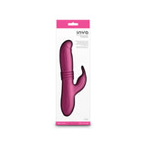 INYA Passion - Pink - Pink 22.2 cm USB Rechargeable Thrusting Rabbit Vibrator - Image 5
