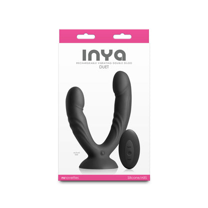 INYA Duet - Black Vibrating Double Dildo