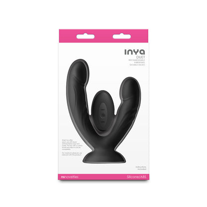 INYA Duet - Black Vibrating Double Dildo