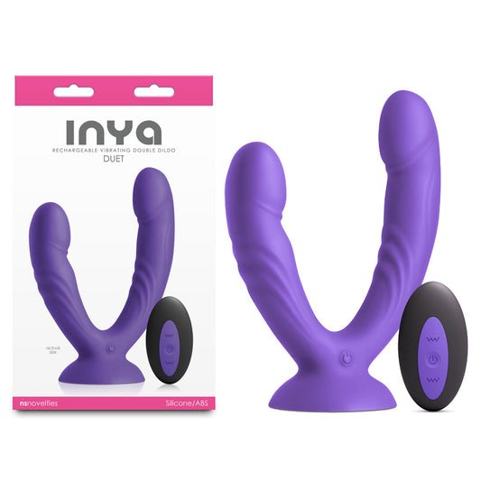 INYA Duet - Purple Vibrating Double Dildo