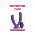 INYA Duet - Purple - Purple USB Rechargeable Vibrating Double Dildo with Wireless Remote