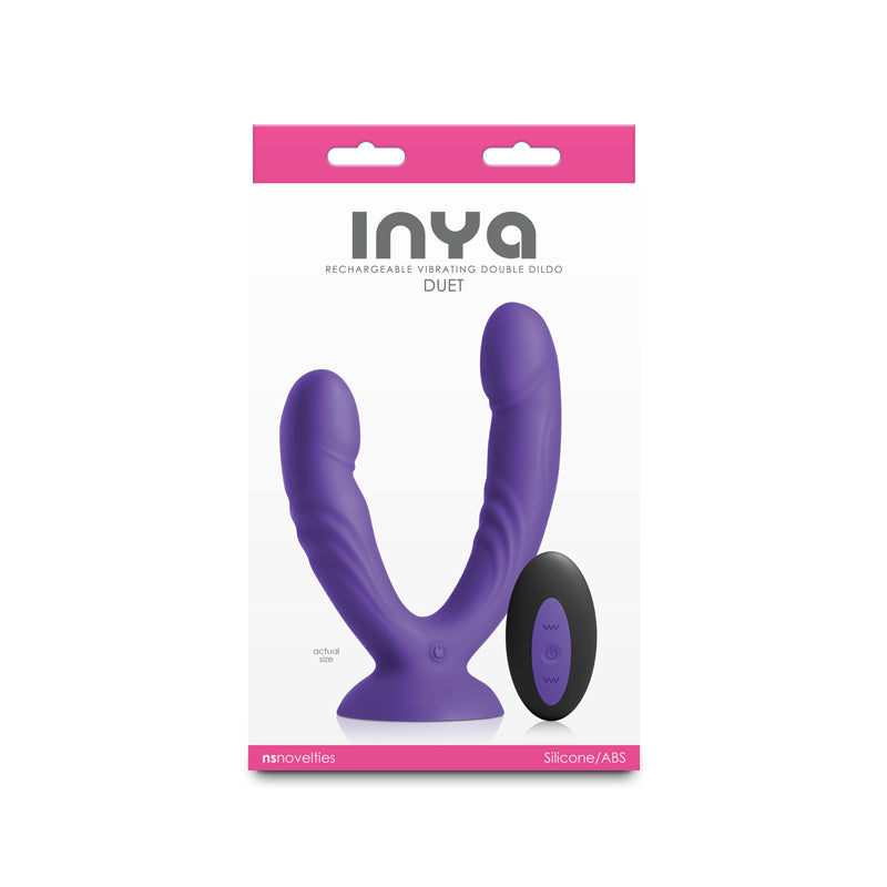 INYA Duet - Purple Vibrating Double Dildo