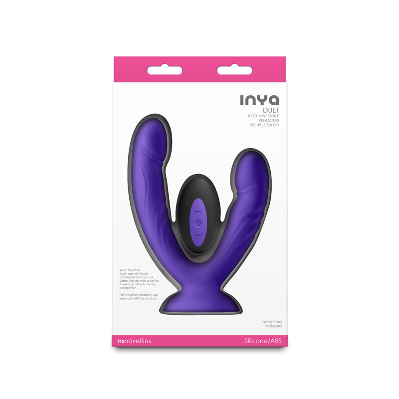 INYA Duet - Purple Vibrating Double Dildo