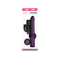 INYA Super Stroker - Purple - Purple 36.8 cm USB Rechargeable Thrusting Vibrator with Remote Control & Stand