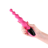 INYA Virtua - Pink - Pink 23.9 cm USB Rechargeable Beaded Vibrator - Image 2