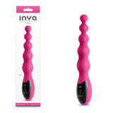 INYA Virtua - Pink - Pink 23.9 cm USB Rechargeable Beaded Vibrator - Image 1