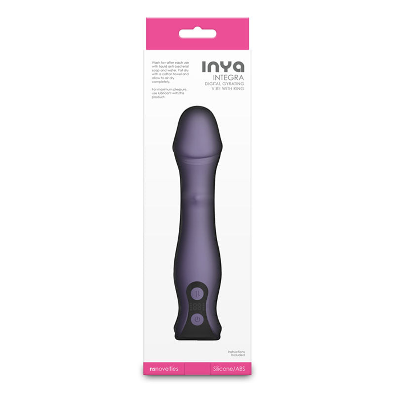 INYA Integra 18.2 cm USB Rechargeable Vibrator with Sliding Ring Shaft