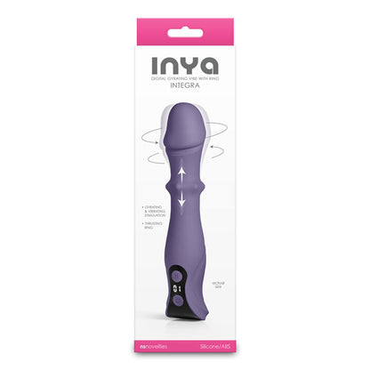 INYA Integra 18.2 cm USB Rechargeable Vibrator with Sliding Ring Shaft
