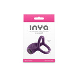 INYA Valiant - Berry - Purple USB Rechargeable Vibrating Cock Ring - Image 4