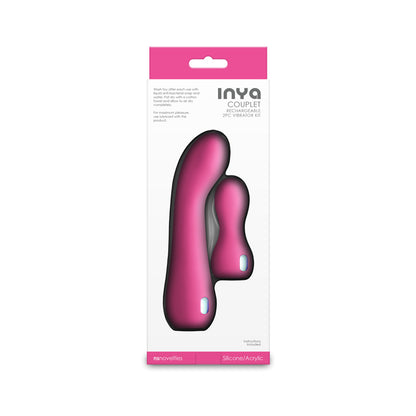 INYA Couplet - Pink USB Rechargeable Vibrators - Set of 2 Sizes