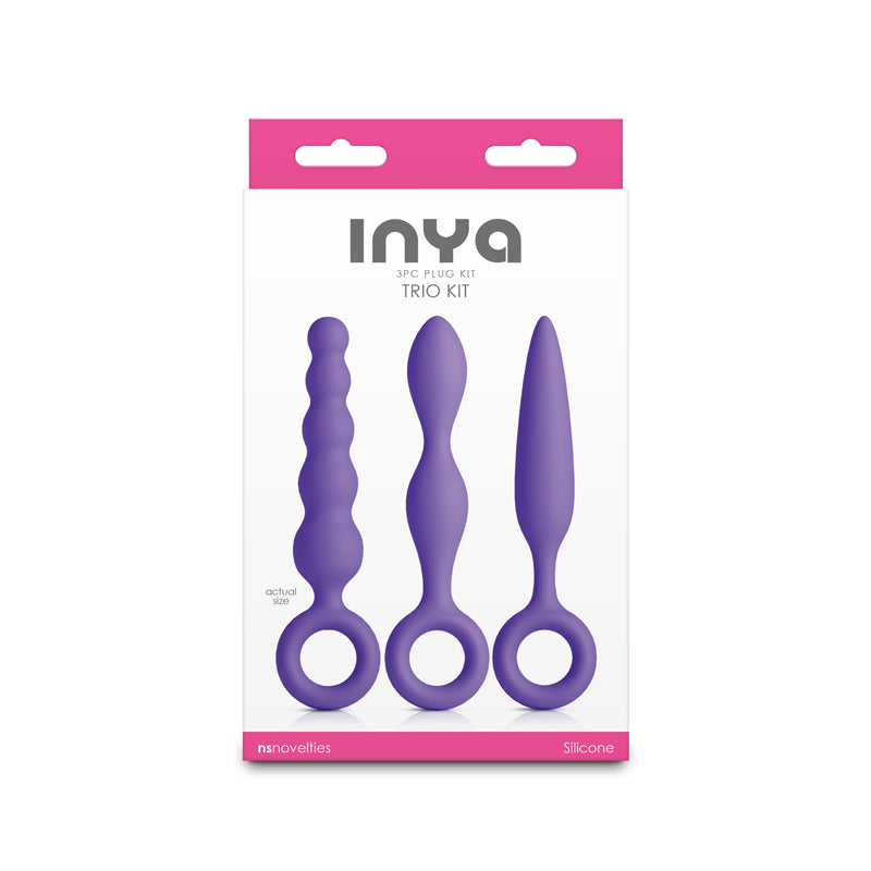 INYA Trio Kit - Purple Anal Plugs - Set of 3