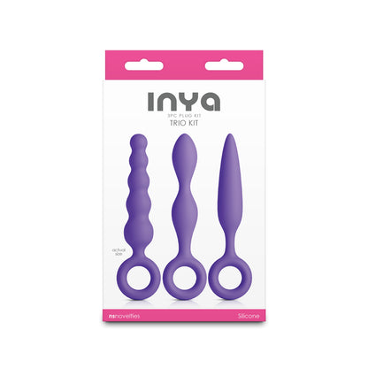 INYA Trio Kit - Purple Anal Plugs - Set of 3