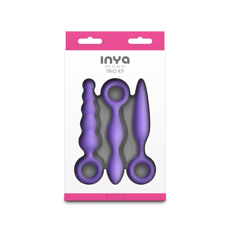 INYA Trio Kit - Purple Anal Plugs - Set of 3