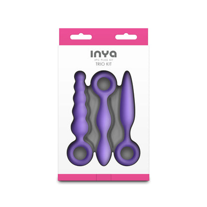 INYA Trio Kit - Purple Anal Plugs - Set of 3