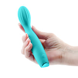 Revel Pixie - Teal - Teal 17.3 cm USB Rechargeable Vibrator - Image 2