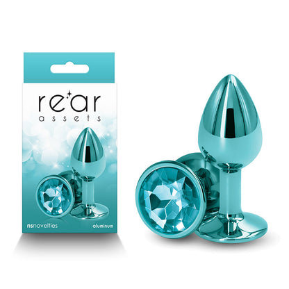 Rear Assets - Small - Teal 7.1 cm Small Metal Butt Plug