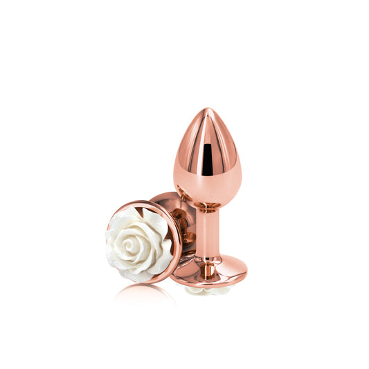 Rear Assets - Small 7.6 cm Metal Butt Plug with Base