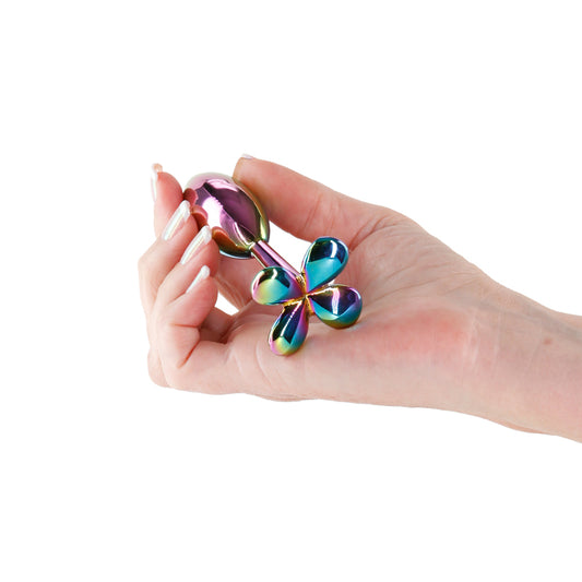 Rear Assets Clover - Multicolour - Multicoloured Metallic Butt Plug