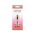 Rear Assets Clover - Rose Gold - Rose Gold 9.2 cm Metallic Butt Plug