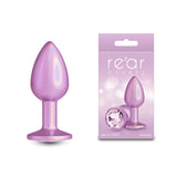 Rear Assets Iridescent Pink - Small - Iridescent Pink 7.1 cm Small Butt Plug - Image 1