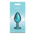 Rear Assets Iridescent - Medium - Teal - Iridescent Teal 8.2 cm Medium Butt Plug