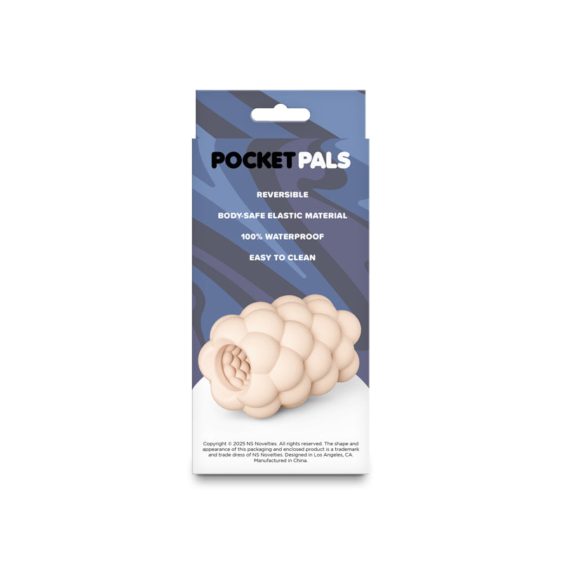 Pocket Pals Bubbles - Flesh Mini Stroker