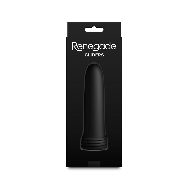 Renegade Gliders - Black Anal Dilators - Set of 4