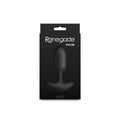 Renegade Pulse - Black - Black 11 cm USB Rechargeable Vibrating Butt Plug