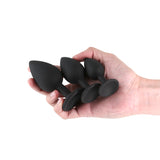Renegade Triple Ace Kit - Black - Black Butt Plugs - Set of 3 Sizes - Image 2