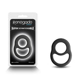 Renegade Cradle - Black - Black Cock & Balls Ring - Image 1