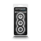 Renegade Threefold - Black - Black Cock & Balls Rings - Image 4