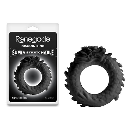 Renegade Dragon Ring - Black - Black Cock Ring