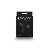 Renegade Emperor - Black - Black USB Rechargeable Vibrating Cock & Ball Rings - Image 5