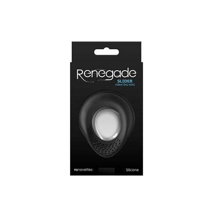 Renegade Slider - Black USB Rechargeable Vibrating Cock Ring
