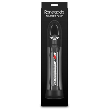 Renegade Warrior Pump - Black - Black/Clear Waterproof Automatic Penis Pump
