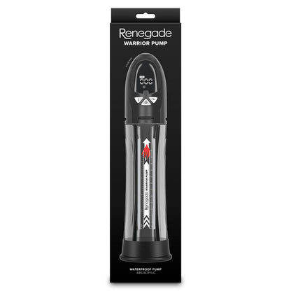 Renegade Warrior Pump - Black/Clear Waterproof Automatic Penis Pump