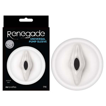 Renegade Universal Pump Sleeve - Clear Vagina-Shaped Penis Pump Sleeve