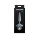 Renegade Maverick - Grey - Grey 15 cm USB Rechargeable Vibrating Butt Plug - Image 5