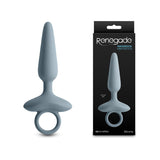 Renegade Maverick - Grey - Grey 15 cm USB Rechargeable Vibrating Butt Plug - Image 1