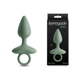 Renegade Orion - Sage - Green 13 cm USB Rechargeable Vibrating Butt Plug - Image 1
