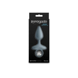Renegade Orion - Grey - Grey 13 cm USB Rechargeable Vibrating Butt Plug - Image 5