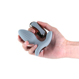 Renegade Summit - Grey - Grey 10.2 cm USB Rechargeable Vibrating Butt Plug with Remote - Image 2
