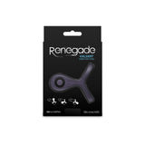 Renegade Valiant - Grey - Grey USB Rechargeable Cock Ring - Image 5
