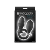 Renegade InflataPlay - Black - Black 10.5 cm Inflatable Butt Plug - Image 4